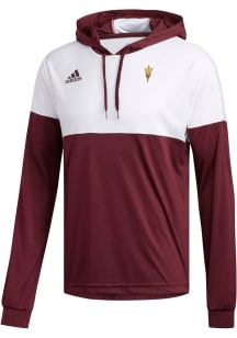 Adidas Arizona State Sun Devils Mens Maroon Legend Shooter Long Sleeve Hoodie