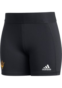 Adidas Arizona State Sun Devils Womens Black Alphaskin Shorts
