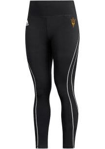 Adidas Arizona State Sun Devils Womens Black Staduim Training 7/8 Pants