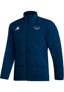 Adidas Florida Atlantic Owls Mens Navy Blue Team Medium Weight Jacket