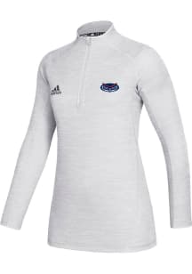 Adidas Florida Atlantic Owls Womens White Game Mode Performance Qtr Zip