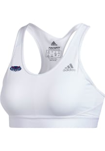 Adidas Florida Atlantic Owls Womens White Alphaskin Bra Tank Top