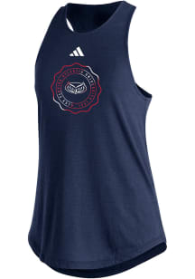 Adidas Florida Atlantic Owls Womens Navy Blue Fashion Tank Top