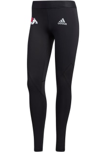 Adidas Fresno State Bulldogs Womens Black Alphaskin Pants