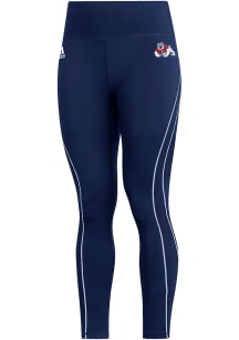Adidas Fresno State Bulldogs Womens Navy Blue Staduim Training 7/8 Pants