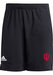 Adidas Indiana Hoosiers Mens Black 9 Inch Heat Ready Woven Shorts