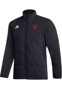 Adidas Indiana Hoosiers Mens Black Team Medium Weight Jacket