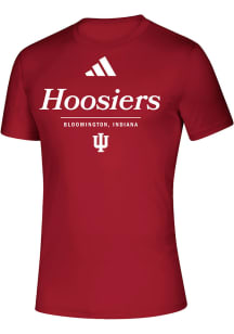 Adidas Indiana Hoosiers Red Creator Short Sleeve T Shirt