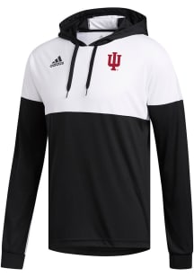 Adidas Indiana Hoosiers Mens Black Legend Shooter Long Sleeve Hoodie