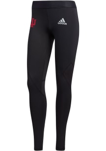 Adidas Indiana Hoosiers Womens Black Alphaskin Pants