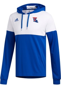 Adidas Louisiana Tech Bulldogs Mens Blue Legend Shooter Long Sleeve Hoodie