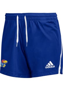 Adidas Kansas Jayhawks Womens Blue Team Issue Shorts
