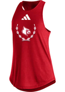 Adidas Louisville Cardinals Womens Red Fashion Tank Top