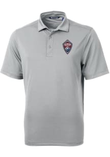 Cutter and Buck Colorado Rapids Grey Virtue Eco Pique Big and Tall Polo