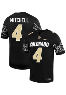 Naeten Mitchell  Nike Colorado Buffaloes Black NIL Name And Number Football Jersey
