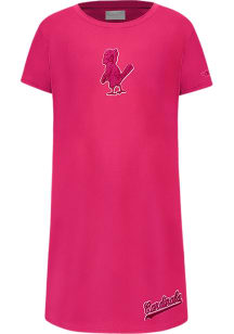 Pro Standard St Louis Cardinals Toddler Girls Pink Classic Triple Pink Short Sleeve Dress
