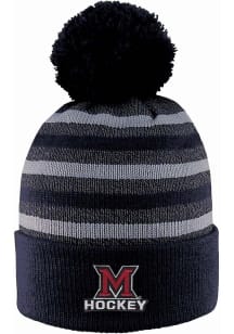 LogoFit Miami RedHawks Black Doc Marled Mens Knit Hat