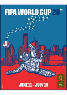 Logo Brands FIFA Dallas 2026 World Cup Poster Magnet