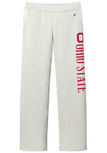 Ohio State Buckeyes Womens Reverse Fleece Grey Sweatpants