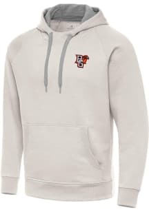 Antigua Bowling Green Falcons Mens White Victory Long Sleeve Hoodie