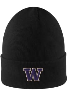 LogoFit Washington Huskies Black South Pole Mens Knit Hat