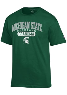 Champion Michigan State Spartans Green Pill Box Grandma Jersey Short Sleeve T Shirt