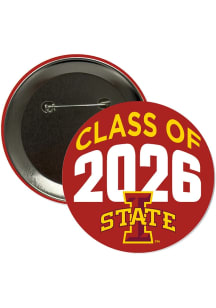 Iowa State Cyclones 3" Class of 2026 Button - Cardinal
