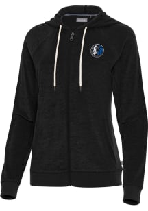 Antigua Dallas Mavericks Womens Red Alternate Favorite Long Sleeve Full Zip Jacket