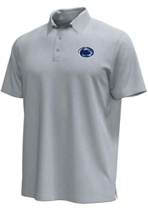 Under Armour Penn State Nittany Lions Mens Grey Icon Short Sleeve Polo