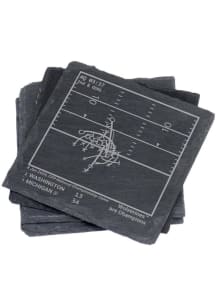Michigan Wolverines 4 Pack 2024 Champ Playbook Coaster - Grey