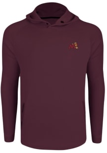 Swannies Minnesota Golden Gophers Mens Maroon Camden Long Sleeve Hoodie