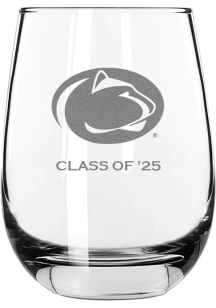 Penn State Nittany Lions Class of 2025 15oz Stemless Wine Glass - White