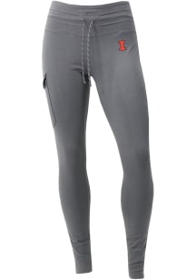 Columbia Illinois Fighting Illini Womens Ash Heat Seal Trek Pants