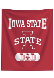 Iowa State Cyclones Dad 50x60 Tapestry Blanket