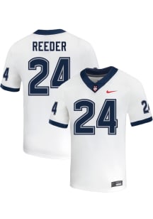 Dashun Reeder  Nike UConn Huskies White NIL Name And Number Football Jersey