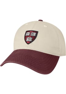 Legacy Harvard Crimson Two Tone Relaxed Twill Adjustable Hat - Ivory