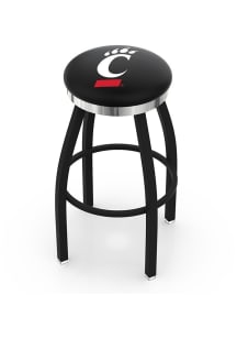 Cincinnati Bearcats Chrome Seat Pub Stool - Black
