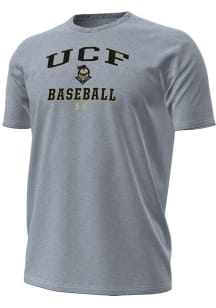 Under Armour UCF Knights Grey Baseball Performance Short Sleeve T Shirt