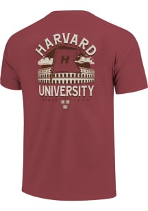 Harvard Crimson Maroon Little Red Flag Short Sleeve T Shirt
