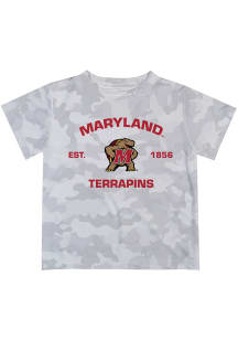 Vive La Fete Maryland Terrapins Infant Camo Short Sleeve T-Shirt Grey