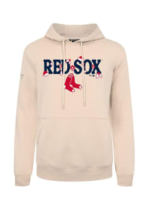 Levelwear Boston Red Sox Mens Tan Podium Festive Long Sleeve Hoodie