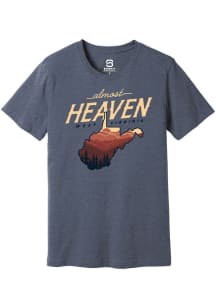 Summit Sportswear West Virginia Blue Almost Heaven Short Sleeve Fashion T Shirt