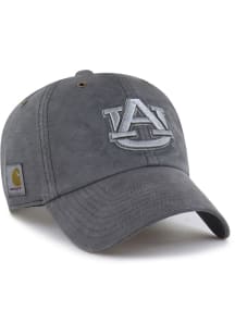 47 Auburn Tigers Carhartt Garment Dyed Clean Up Adjustable Hat - Charcoal