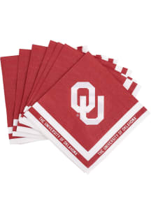 Oklahoma Sooners 6.5" 20 pack Napkins