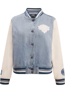 Pro Standard New York Knicks Womens Blue Varsity Blues Medium Weight Jacket