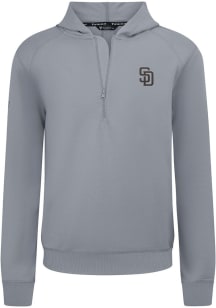 Levelwear San Diego Padres Mens Grey Technic Insignia 2.0 Medium Weight Jacket