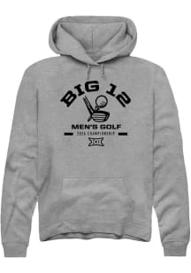 Summit Sportswear Big 12 Mens Graphite 2026 Men's Golf Championship Long Sleeve Hoodie
