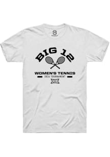 Summit Sportswear Big 12 White 2026 Women's Tennis Championship Short Sleeve T Shirt