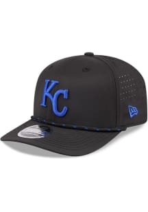 New Era Kansas City Royals Sport Stretch 9SEVENTY Adjustable Hat - Black