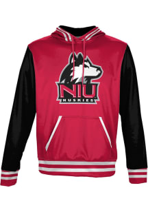 ProSphere Northern Illinois Huskies Mens Red Letterman Long Sleeve Hoodie
